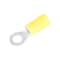 Gardner Bender Ring Terminal, 600 V, 12 to 10 AWG Wire, 8 to 10 Stud, Vinyl Insulation, Copper Contact, Yellow 10-106 - alternate 4